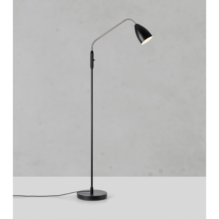 Markslöjd 108886 - LED stoječa svetilka PATRO z zatemnitvijo LED/4,9W/230V CRI 90 črna