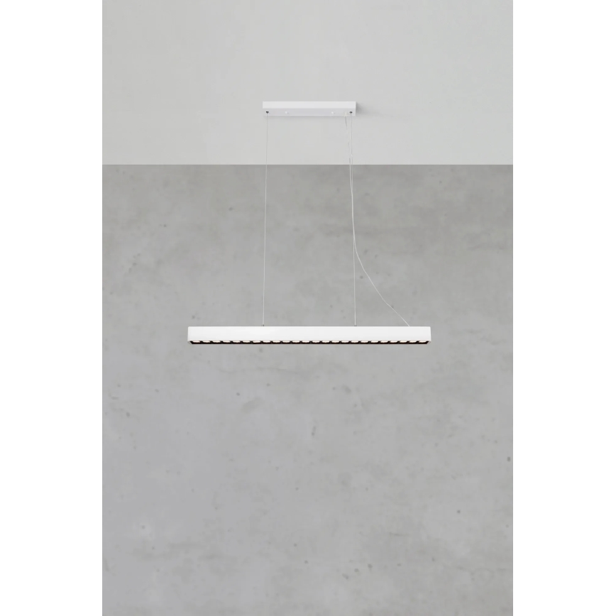 Markslöjd 108892 - LED lestenec z možnostjo zatemnitve na kablu PLANO LED/38W/230V, bela