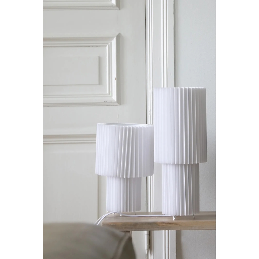 Markslöjd 108895 - Namizna svetilka CATIS 1xE27/60W/230V 32 cm bela