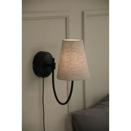 Markslöjd 108907 - Stenska svetilka AMAR 1xE14/40W/230V bež/črna