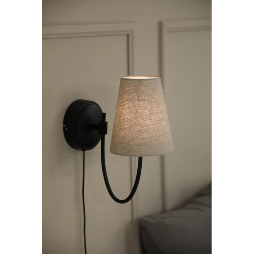 Markslöjd 108907 - Stenska svetilka AMAR 1xE14/40W/230V bež/črna