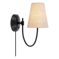 Markslöjd 108907 - Stenska svetilka AMAR 1xE14/40W/230V lan/črna
