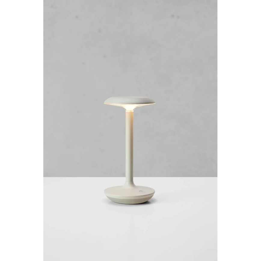 Markslöjd 108917 - LED Zatemnitvena zunanja polnilna namizna svetilka PETIT LED/2W/1800 mAh 2200/2700/3000K IP44 siva