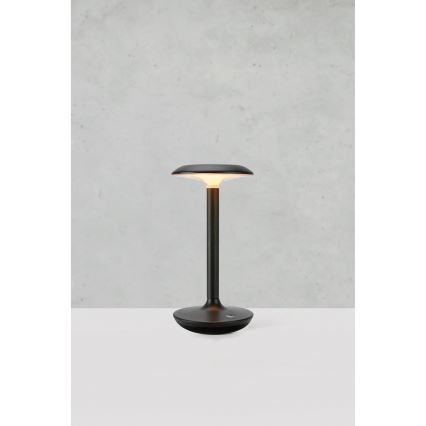 Markslöjd 108918 - LED Zatemnitvena zunanja polnilna namizna svetilka PETIT LED/2W/1800 mAh 2200/2700/3000K IP44 črna