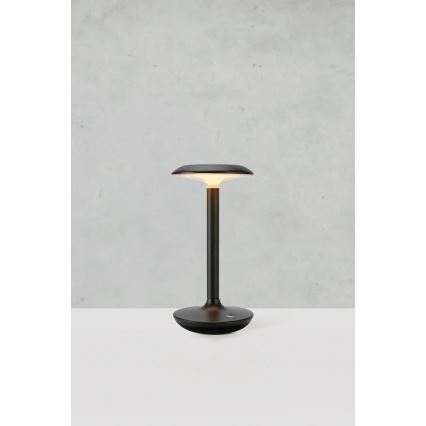 Markslöjd 108918 - LED Zatemnitvena zunanja polnilna namizna svetilka PETIT LED/2W/1800 mAh 2200/2700/3000K IP44 črna