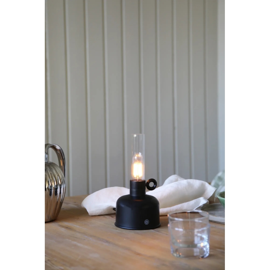 Markslöjd 108919 - LED Zatemnitvena zunanja polnilna namizna svetilka ASTRID LED/2W/1200 mAh IP44 črna
