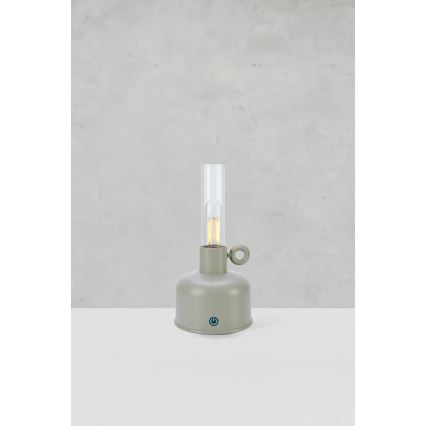 Markslöjd 108921 - LED Zatemnitvena zunanja polnilna namizna svetilka ASTRID LED/2W/1200 mAh IP44 siva