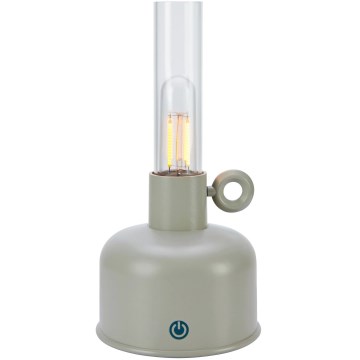 Markslöjd 108921 - LED Zatemnitvena zunanja polnilna namizna svetilka ASTRID LED/2W/1200 mAh IP44 siva