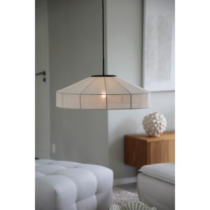 Markslöjd 108955 - Viseča svetilka na kablu ALIA 1xE27/60W/230V, premer 57 cm, kremna/črna