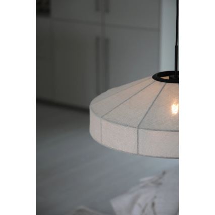 Markslöjd 108955 - Viseča svetilka na kablu ALIA 1xE27/60W/230V, premer 57 cm, kremna/črna