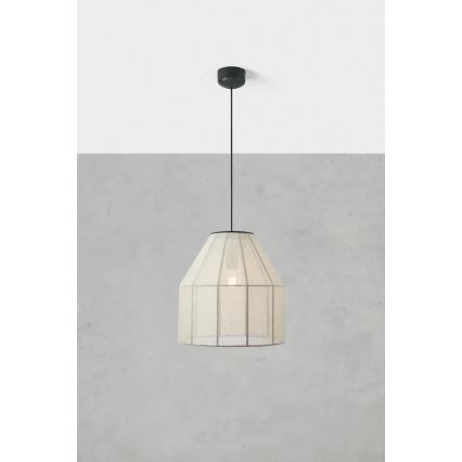 Markslöjd 108956 - Lestenec na kablu AIKO 1xE27/60W/230V lan/črna