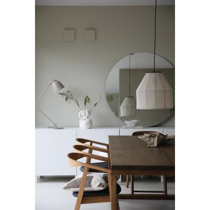 Markslöjd 108956 - Viseči lestenec na žici AIKO 1xE27/60W/230V premer 37 cm kremna/črna