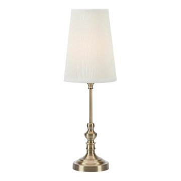 Markslöjd 108969 - Namizna svetilka NOBLE 1xE14/40W/230V 56 cm bela/mesing