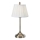 Markslöjd 108973 - Namizna svetilka OXFORD 1xE14/40W/230V bela/mesing