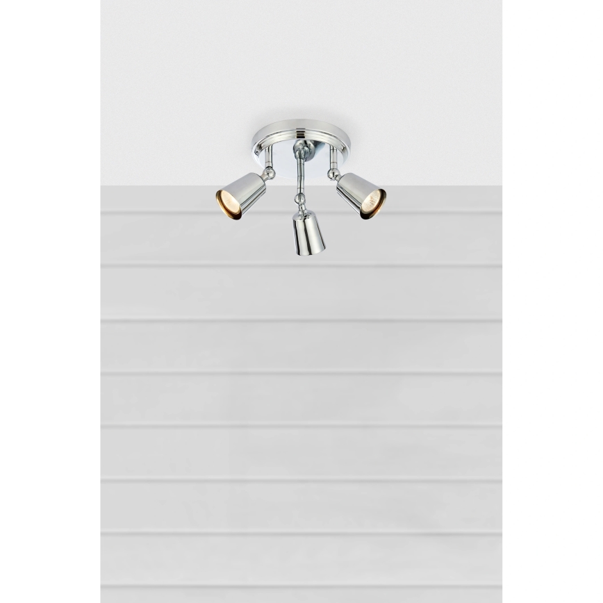 Markslöjd 108981 - Točkovno svetilo TINY 3xGU10/7W/230V, sijajni krom