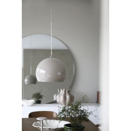 Markslöjd 108986 - Viseča svetilka s kablom POP 1xE27/40W/230V premer 28 cm siva