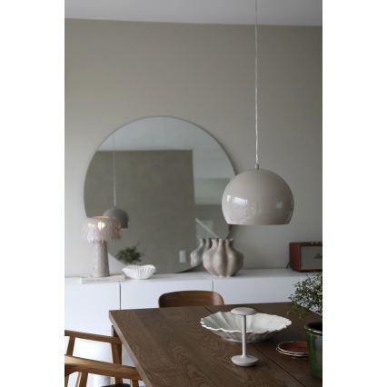 Markslöjd 108986 - Viseča svetilka s kablom POP 1xE27/40W/230V premer 28 cm siva