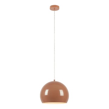 Markslöjd 108987 - Viseča svetilka na kablu POP 1xE27/40W/230V, premer 28 cm, rjava