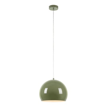 Markslöjd 108988 - viseča svetilka na kablu POP 1xE27/40W/230V, premer 28 cm, zelena