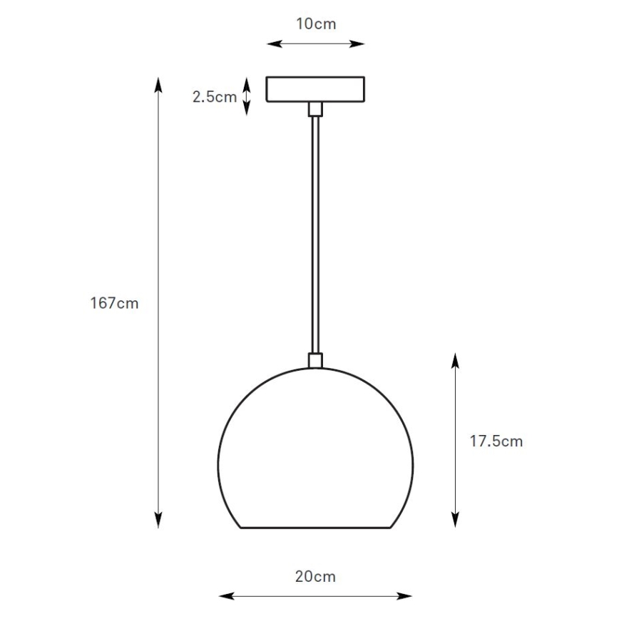 Markslöjd 108991 - Viseča svetilka na kablu POP 1xGU10/7W/230V Ø 20 cm zelena