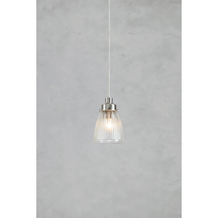 Markslöjd 109009 - Viseča svetilka na kablu BELLIS 1xE14/40W/230V matni krom