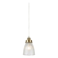 Markslöjd 109010 - Viseči lestenec na žici BELLIS 1xE14/40W/230V medenina