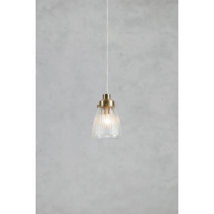 Markslöjd 109010 - Viseči lestenec na žici BELLIS 1xE14/40W/230V medenina