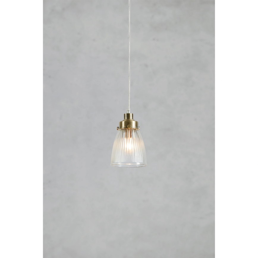 Markslöjd 109010 - Viseči lestenec na žici BELLIS 1xE14/40W/230V medenina