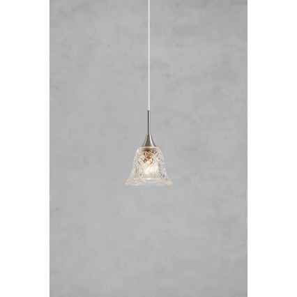 Markslöjd 109012 - Viseča svetilka na kablu LUNA 1xE14/40W/230V matni krom