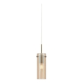 Markslöjd 109015 - Lestenec na kablu TIBIA 1xE14/40W/230V dimno bež/medenina