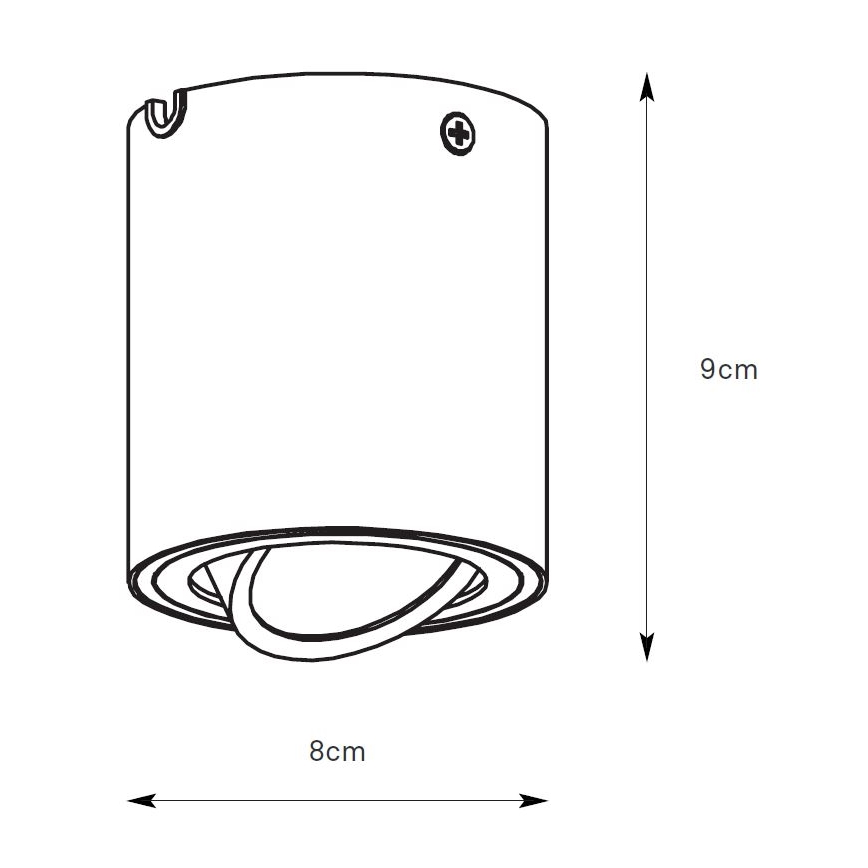 Markslöjd 109020 - zatemnjevalno LED točkovno svetilo DIRETTO LED/5W/230V CRI 90 belo