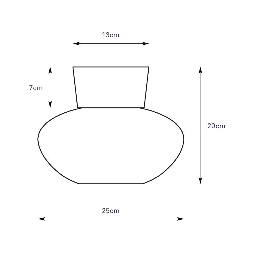 Markslöjd 109025 - Stropna svetilka MALAGA 1xE27/40W/230V premer 25 cm matni krom