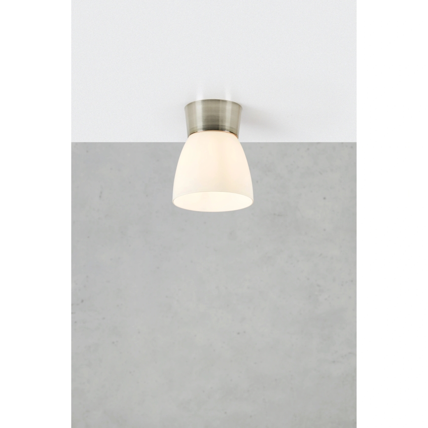 Markslöjd 109026 - Kopalniško stropno svetilo NERJA 1xE27/40W/230V IP44 mat krom