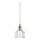 Markslöjd 109136 - Viseči lestenec na jeklenem lanku GOTA 1xE14/40W/230V premer 13 cm mesing/prozorno steklo