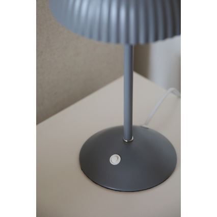 Markslöjd 109139 - Namizna svetilka ZIN 2xG9/20W/230V siva