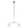 Markslöjd 109160 - Lestenec na drogu VELA 2xE27/60W/230V bela/medenina
