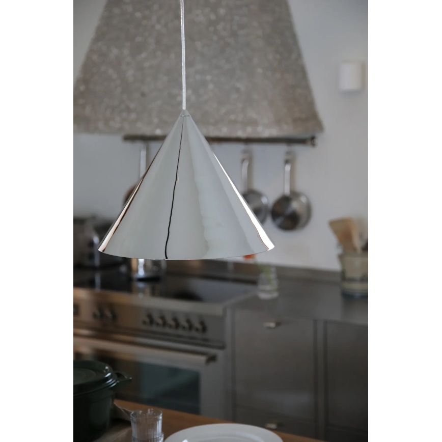 Markslöjd 109163 - Lestenec na kablu TIP 1xE27/60W/230V premer 37,5 cm sijajni krom