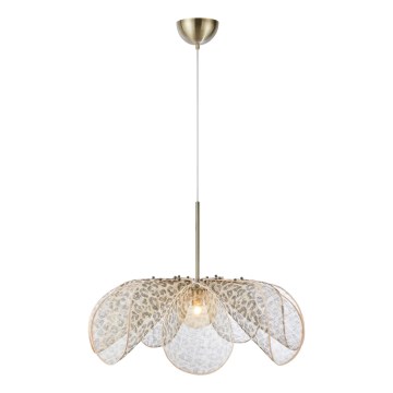 Markslöjd 109170 - Viseči lestenec STYRKA na kablu 1xE27/40W/230V, premer 75 cm, bež