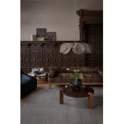 Markslöjd 109170 - Viseči lestenec STYRKA na kablu 1xE27/40W/230V, premer 75 cm, bež