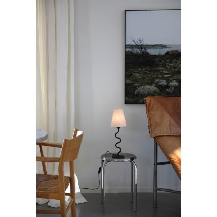 Markslöjd 109171 - Namizna svetilka VEYA 1xE14/40W/230V lanena/črna