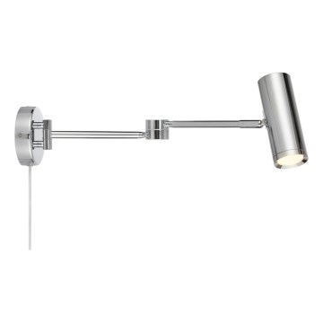 Markslöjd 109182 - LED zatemnjevalna stenska svetilka ARLO LED/4,9W/230V sijajni krom