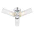 Markslöjd 109237 - Kopalniški stropni lestenec RIMINI 3xG9/20W/230V IP44 sijajni krom