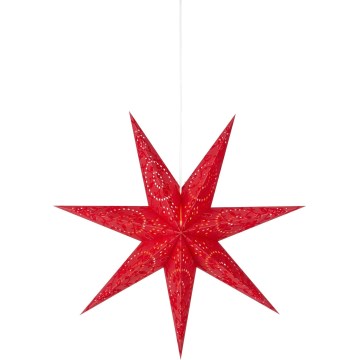 Markslöjd 700120 - Božična dekoracija ARATORP 1xE14/25W/230V Ø 75 cm rdeča