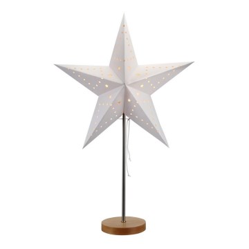 Markslöjd 700688 - Božična dekoracija MIKKE 1xE14/25W/230V bela 64 cm