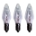 Markslöjd 702323 - SET 3x Industrijska Božična žarnica RESERVLAMPA E10/3W/55V
