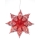 Markslöjd 702561 - Božični okras HALL 1xE14/25W/230V rdeč 70 cm