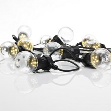 Markslöjd 703181 - LED Zunanja božična veriga DAKKE 10xLED 7,5m IP44 topla bela