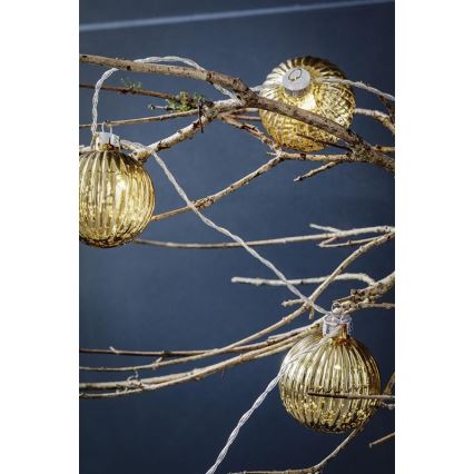 Markslöjd 703781 - LED Božična veriga BIGSOLO 10xLED 1,65m topla bela