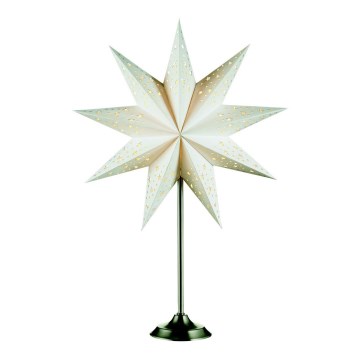 Markslöjd 704116 - Božični okras SOLVALLA 1xE14/25W/230V bela 64 cm