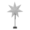 Markslöjd 704455 - Božična dekoracija SOLVALLA 1xE14/25W/230V srebrna 69 cm